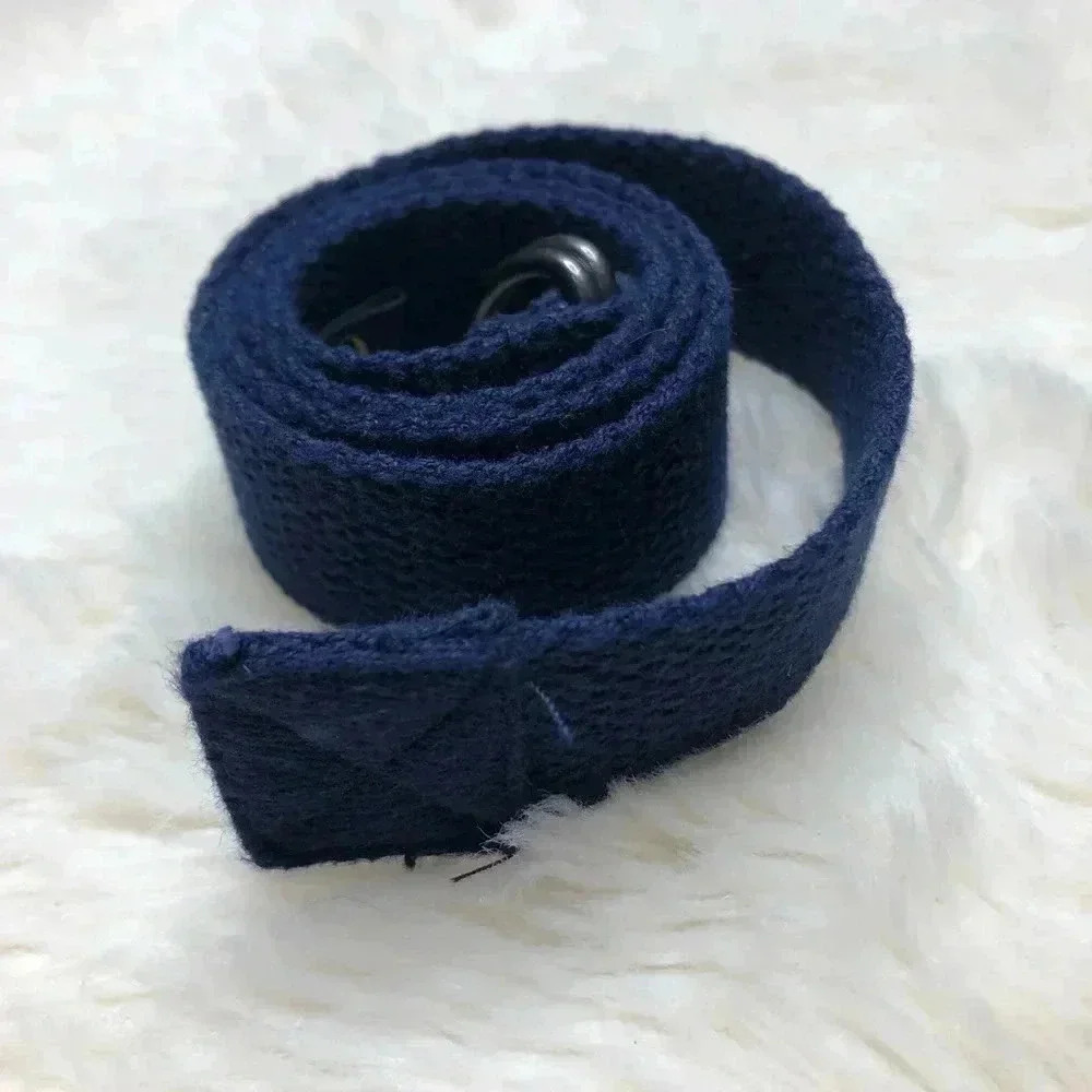 Polo By Ralph Lauren Navy Blue Cloth Belt Size 18M
